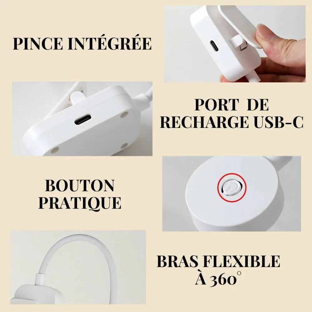 Lampe de Lecture Lumière Chaude – Image 8